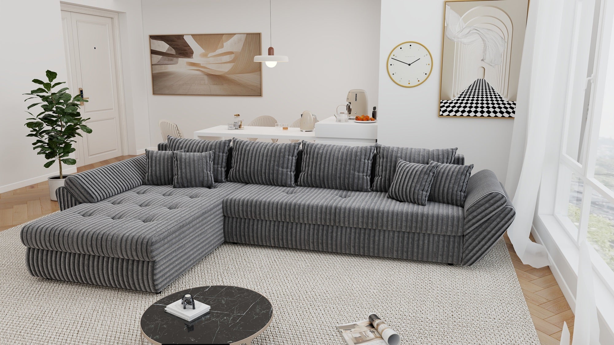 Loana XL Tilia Gri 90