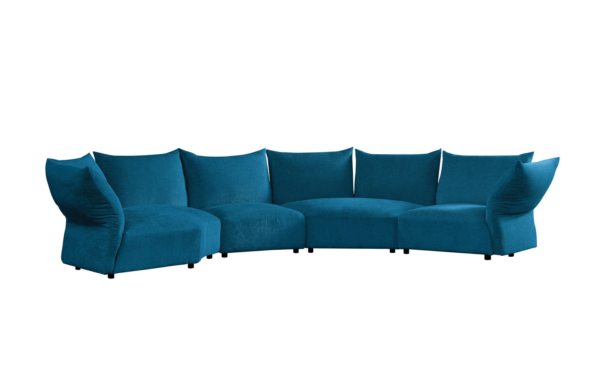 Dumonde félkör alakú kanapé kényelmes HR habszivacs ülőrésszel, Vogue 460x131 cm