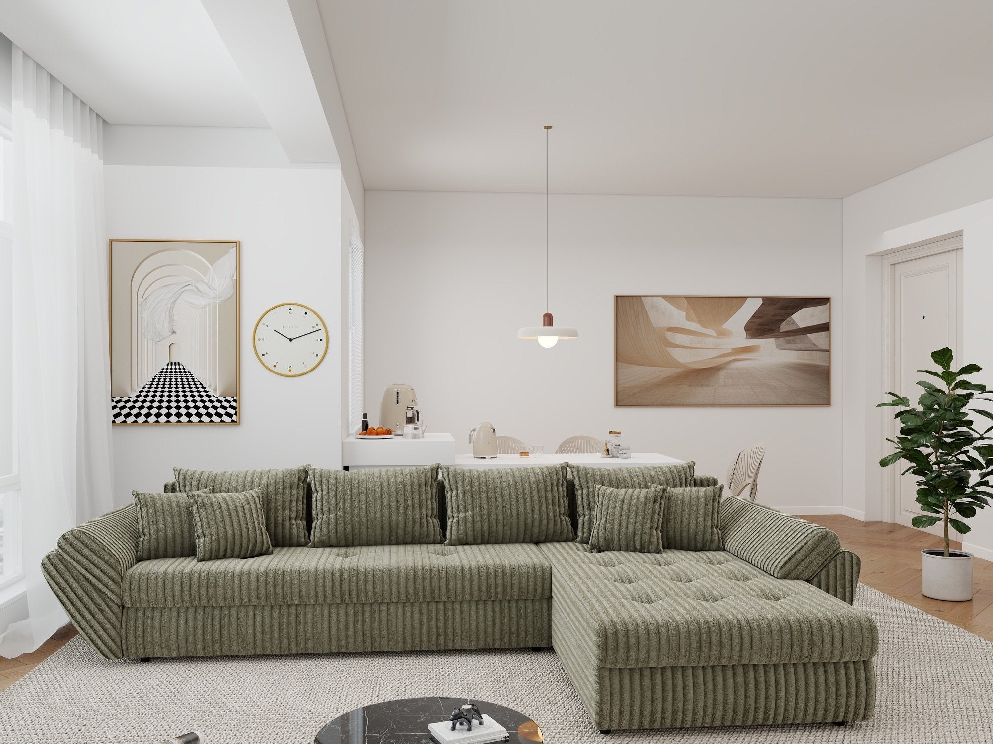 Loana XL Tilia Verde Olive II