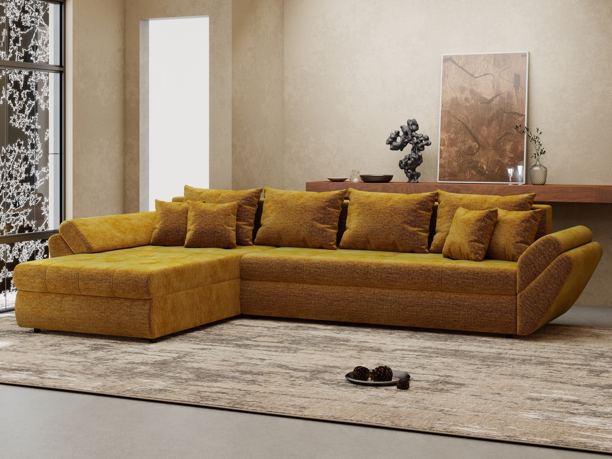 Loana XL Monolith Mustar