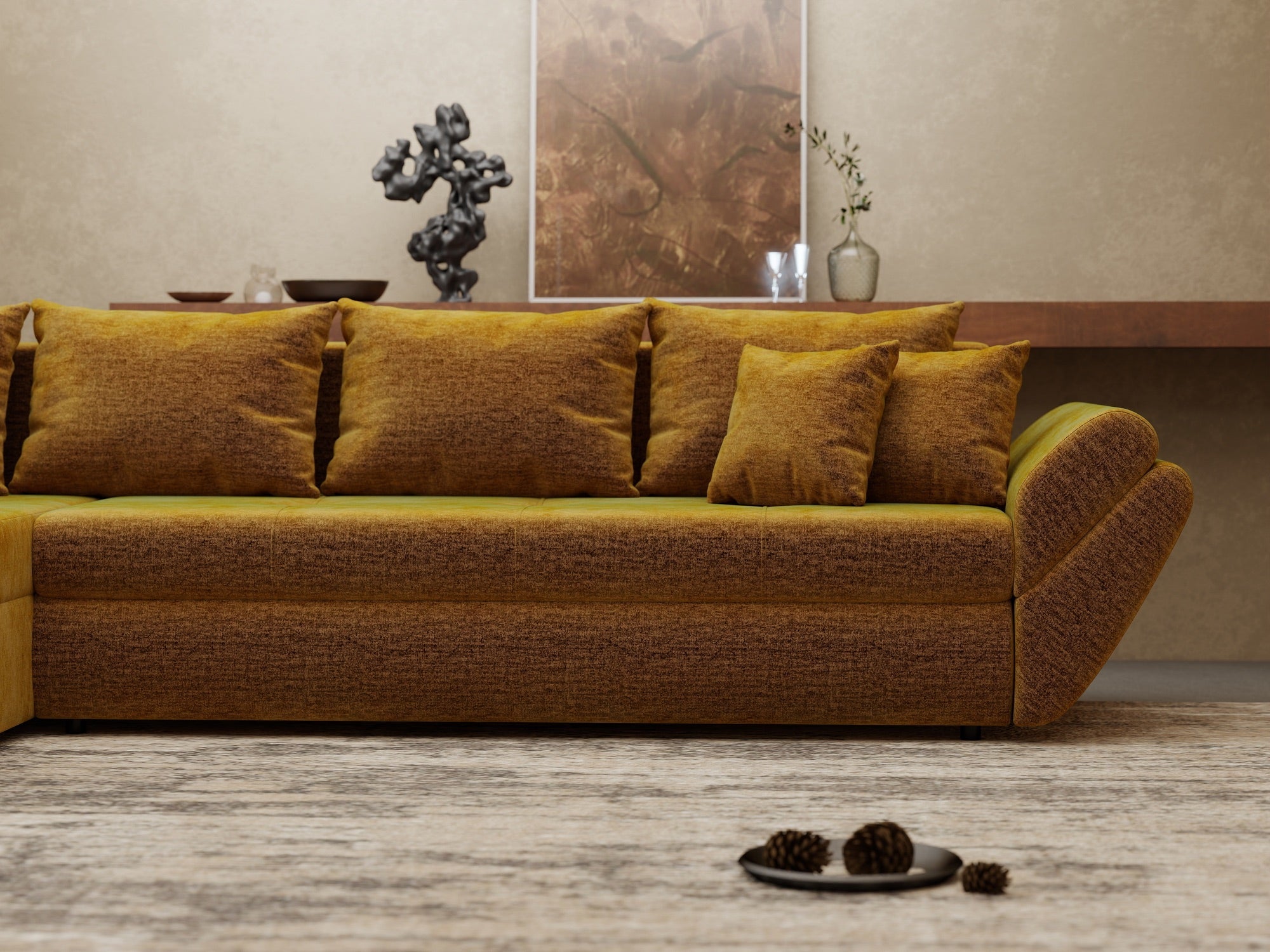 Loana XL Monolith Mustar