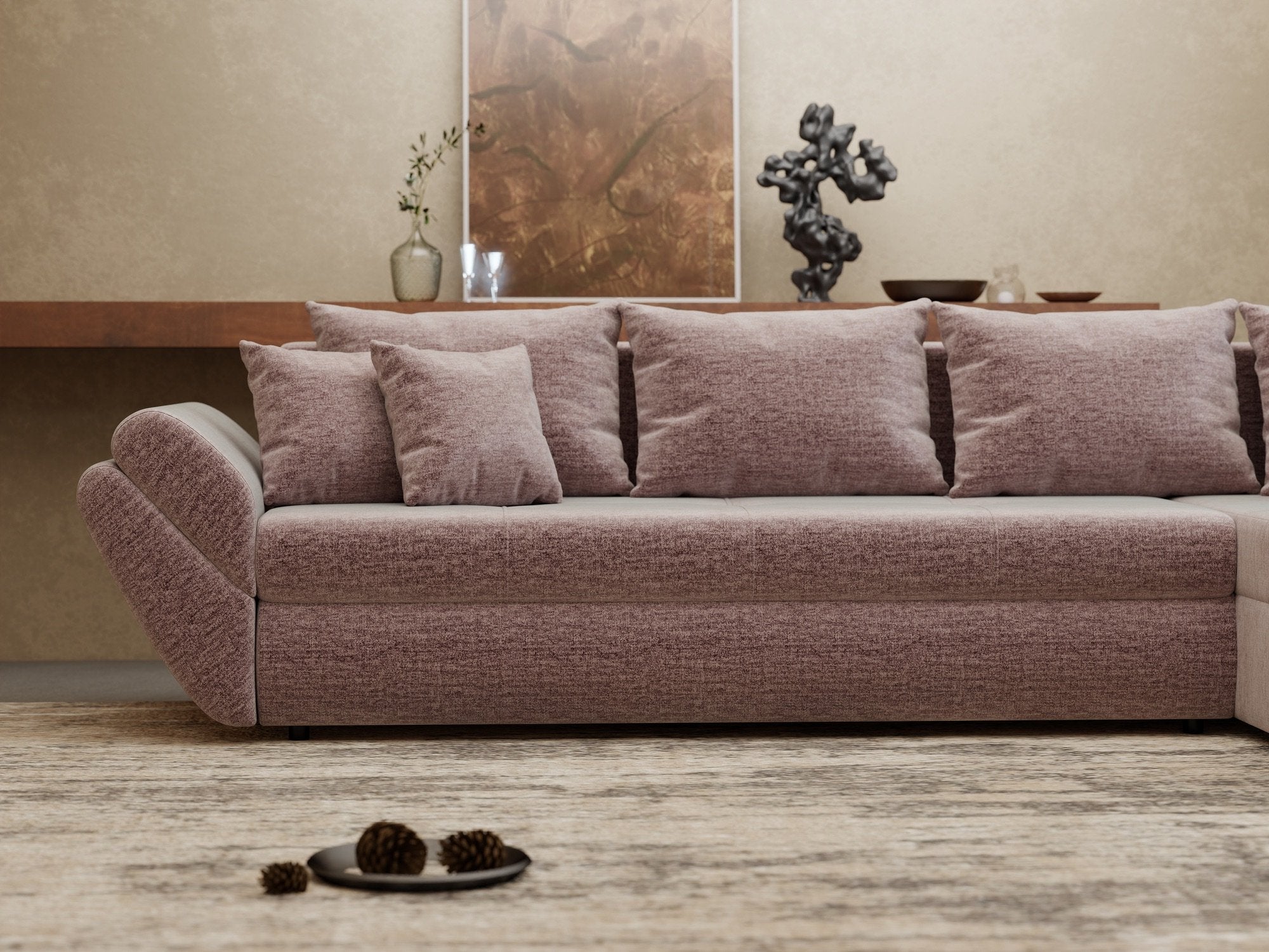 Loana XL Monolith Roz Pudrat II