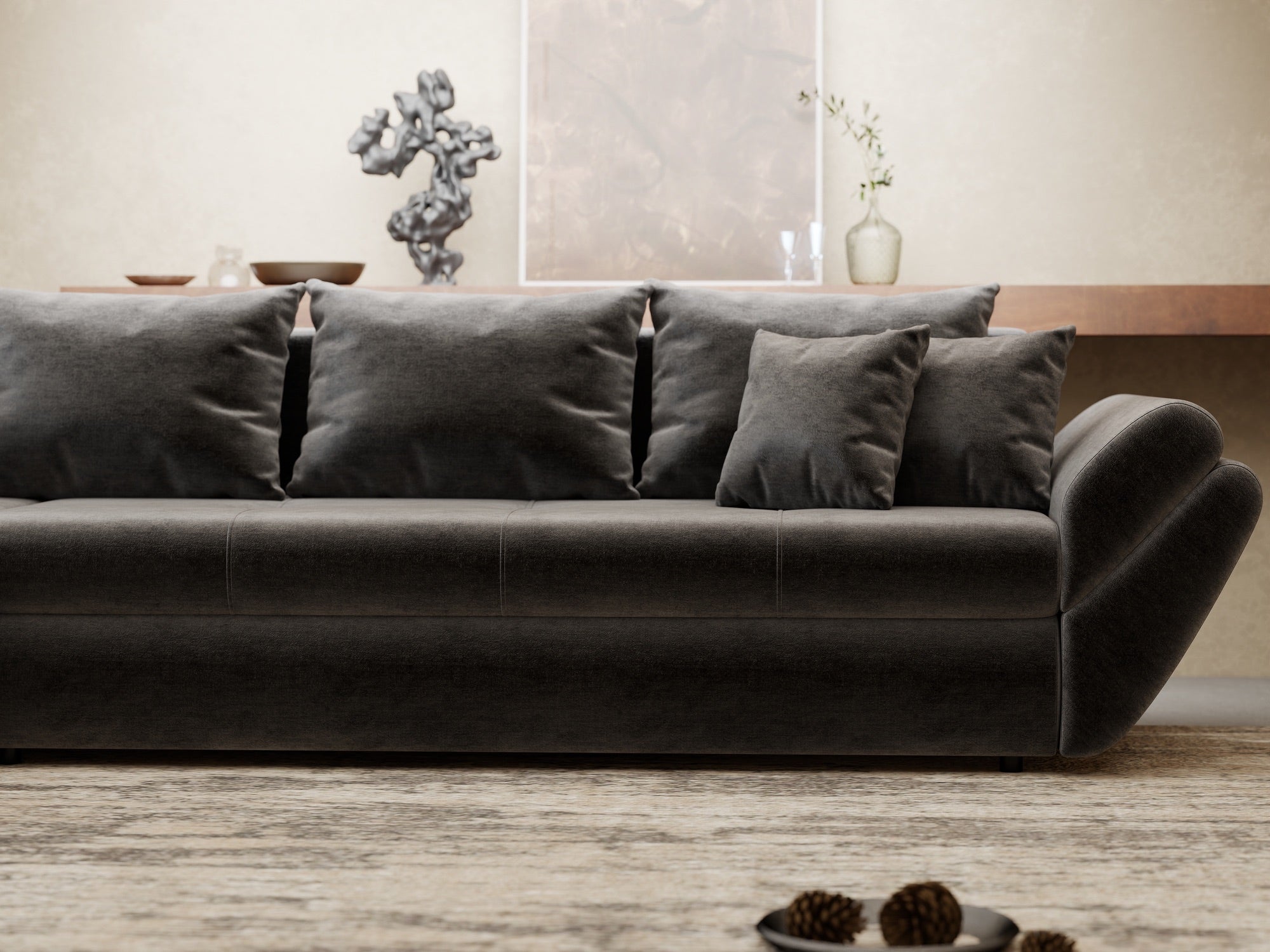Loana XL Monolith Gri Antracit