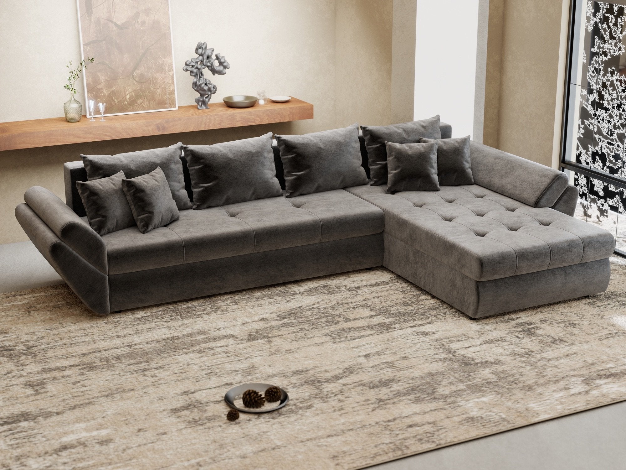 Loana XL Monolith Gri Antracit II