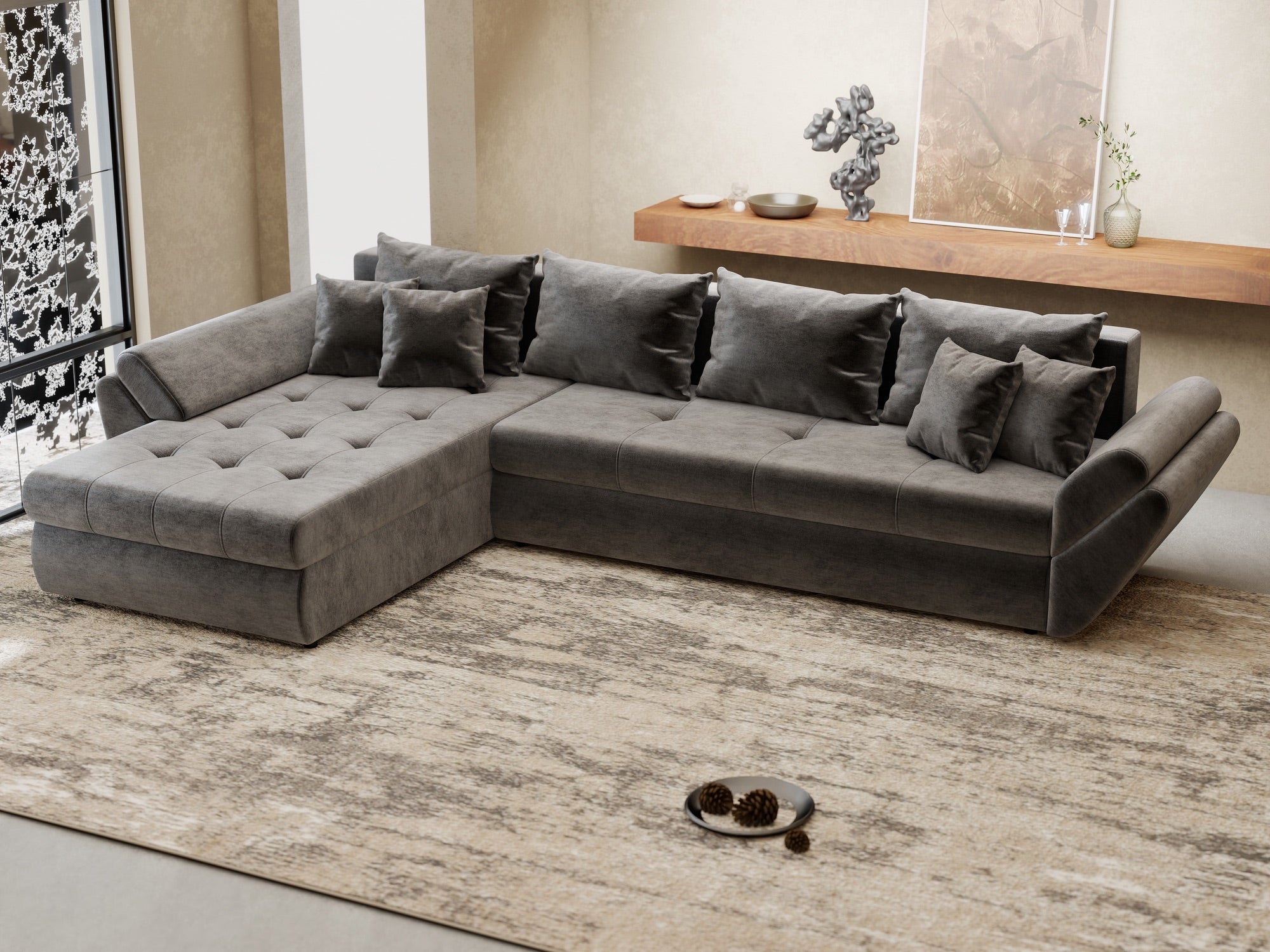 Loana XL Monolith Gri Antracit