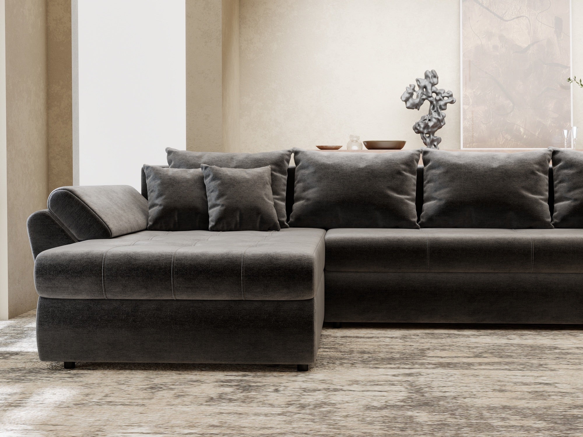 Loana XL Monolith Gri Antracit