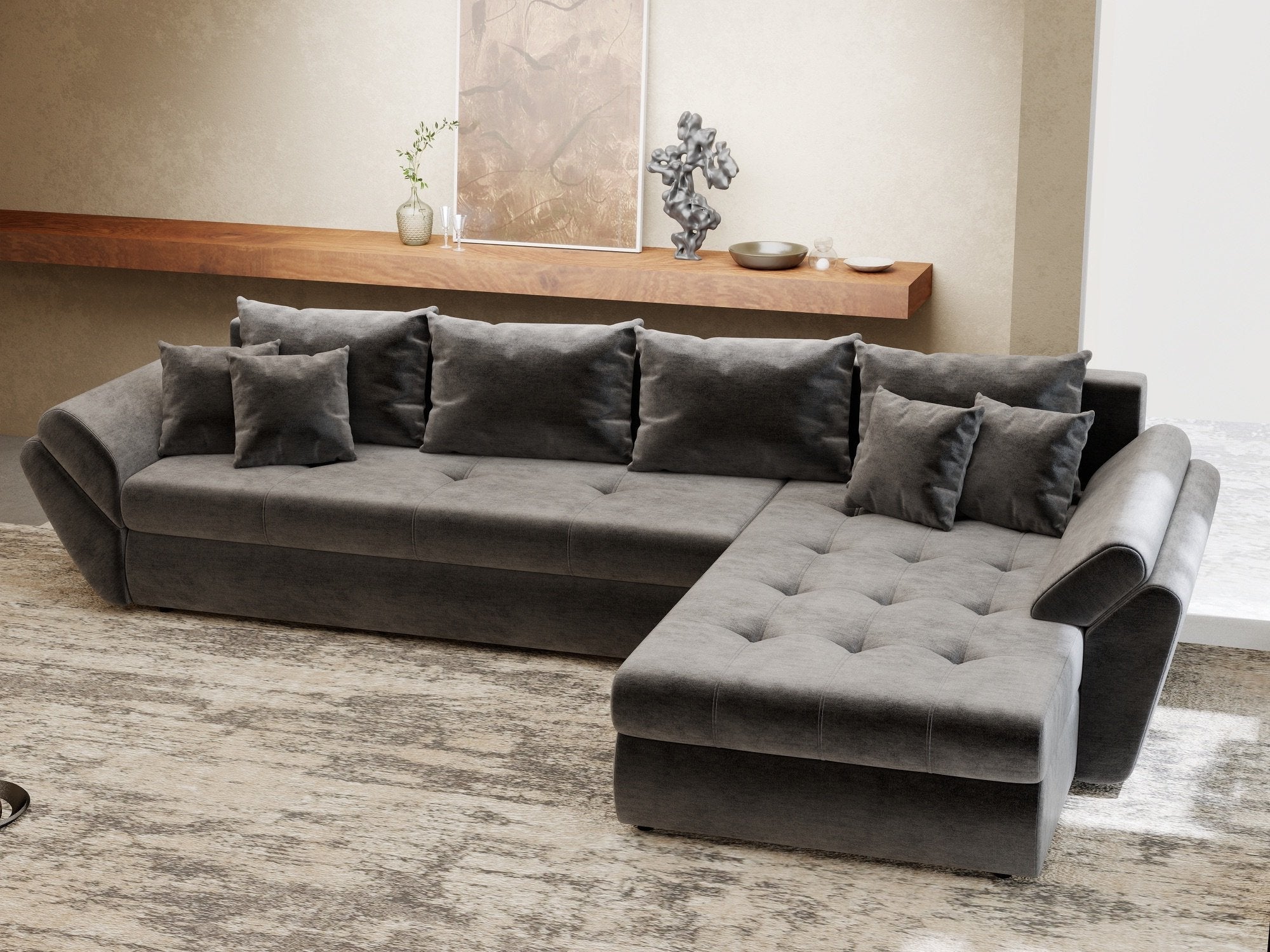 Loana XL Monolith Gri Antracit II