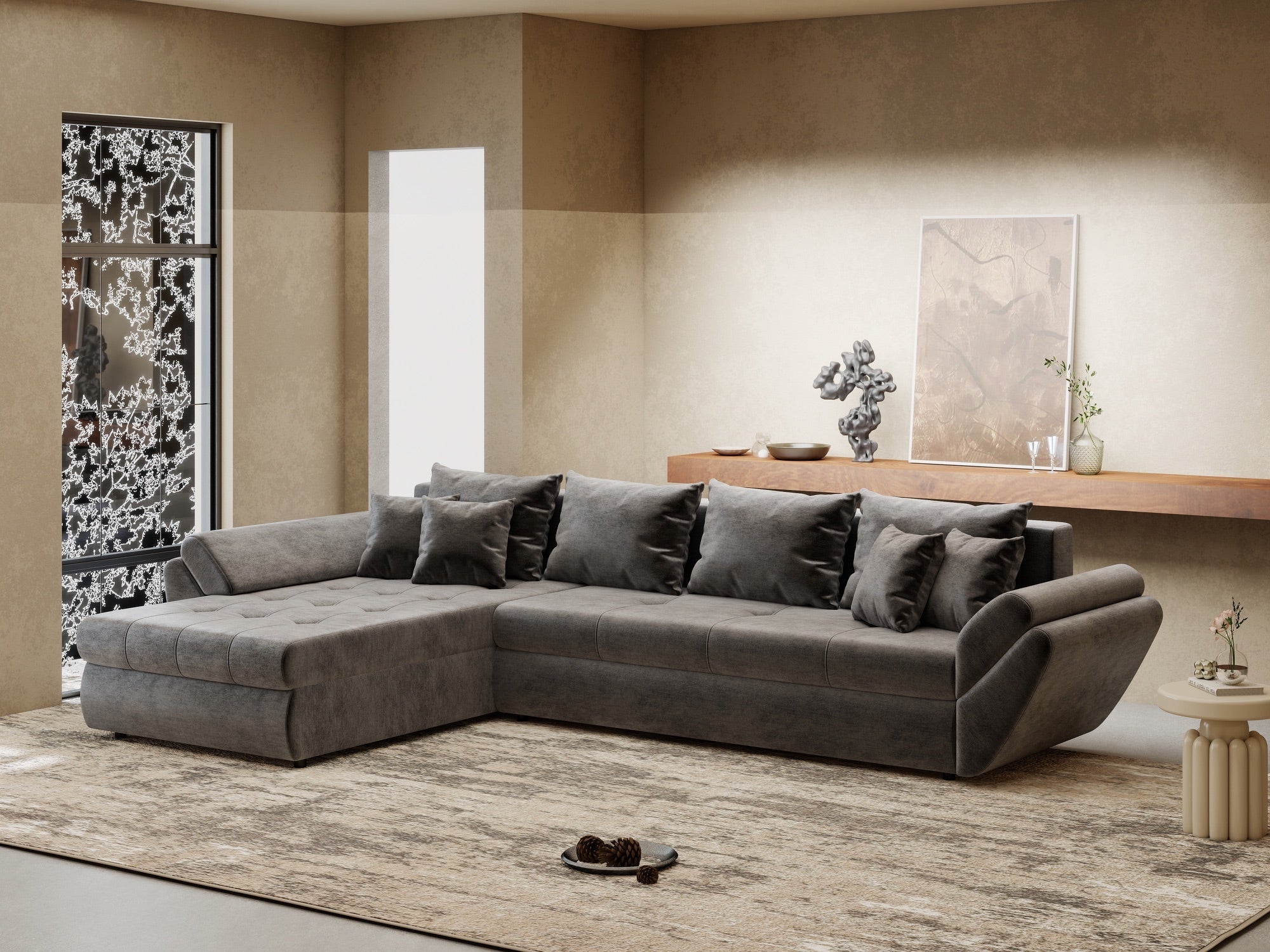 Loana XL Monolith Gri Antracit