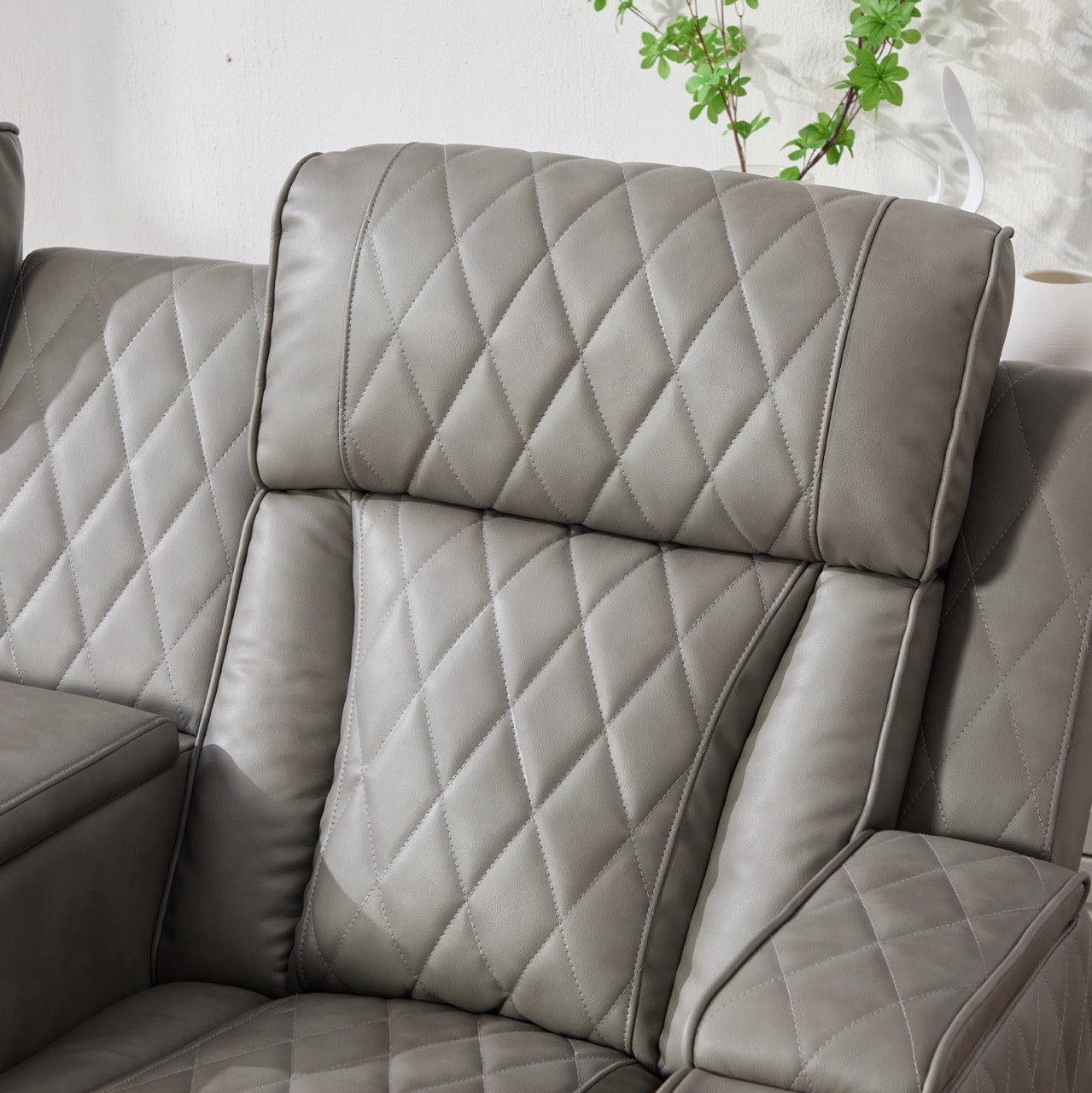 Dumonde 3+2+1 kanapé szett, elektromos relax funkció, vezeték nélküli töltés, USB-C, fűtött pohártartó, LED világítás, Selvar