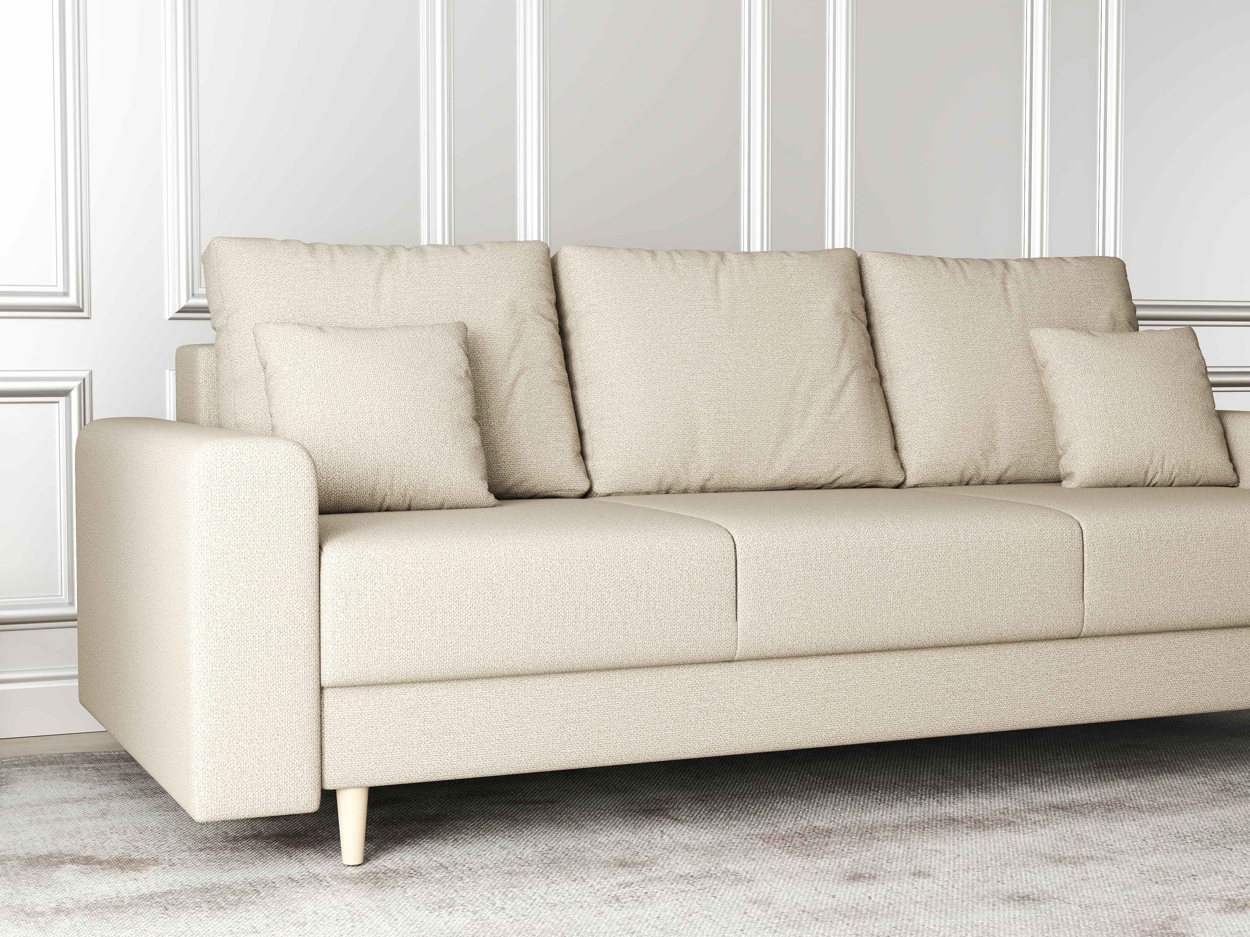 Canapea extensibilă dumonde cu ladă de depozitare si sezut confortabil din spuma HR, Kronos Enjoy Camel 210x100 cm fabrica