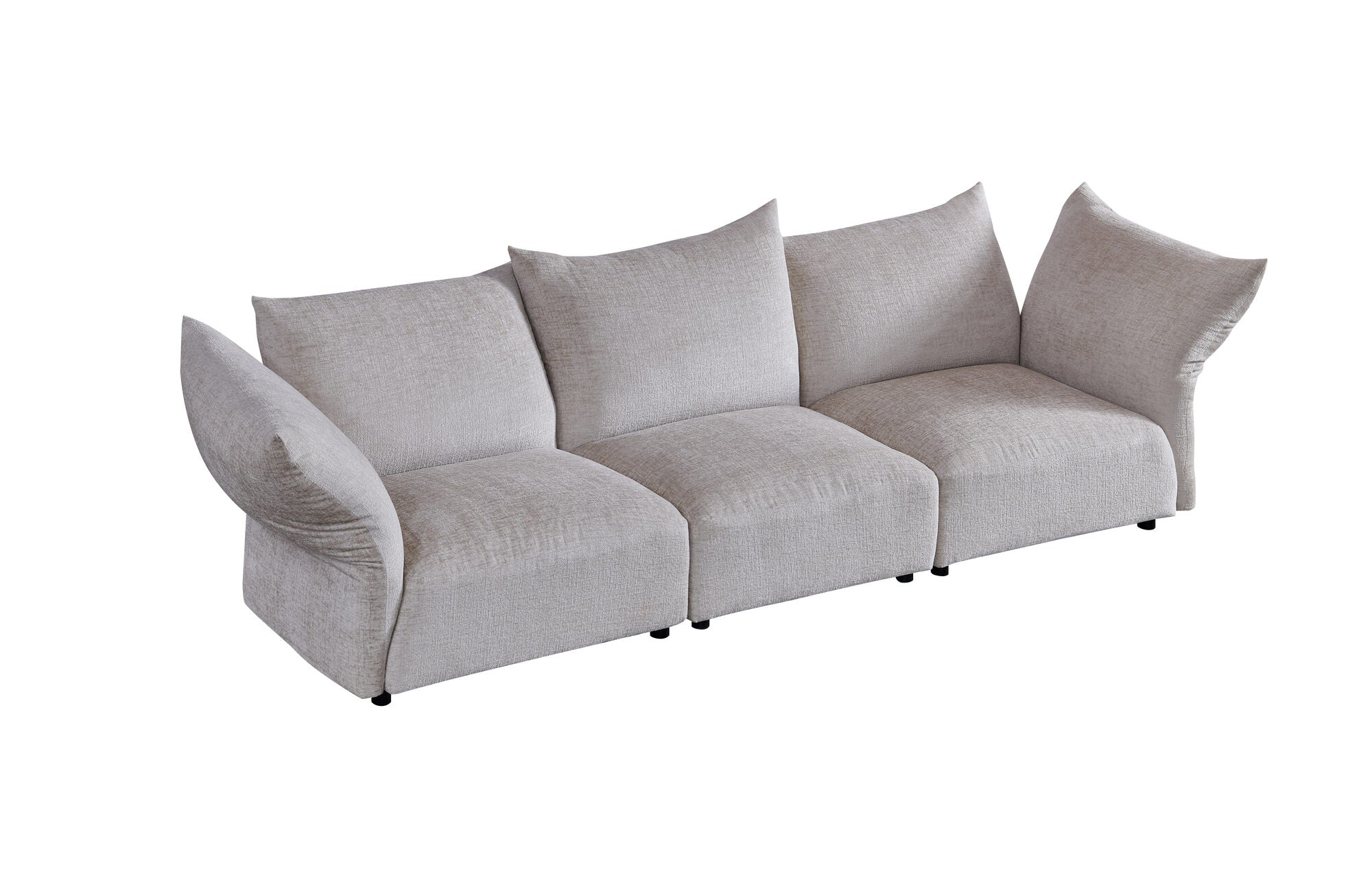 Dumonde félkör alakú kanapé kényelmes HR habszivacs ülőrésszel Vogue 460x131 cm