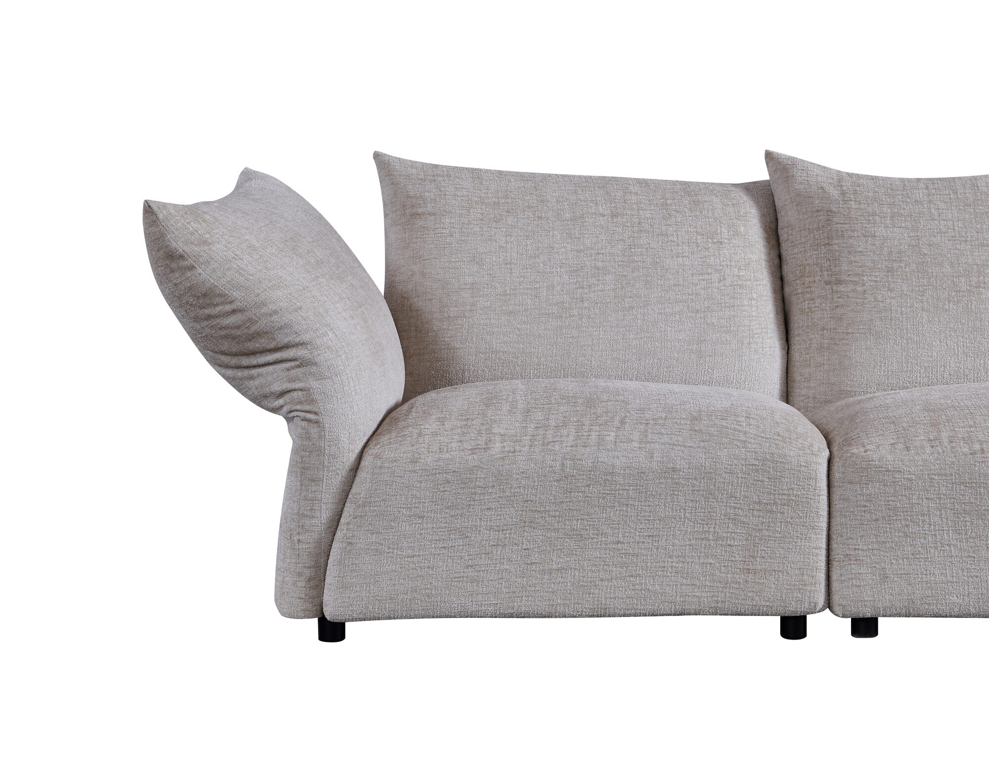 Dumonde félkör alakú kanapé kényelmes HR habszivacs ülőrésszel Vogue 460x131 cm