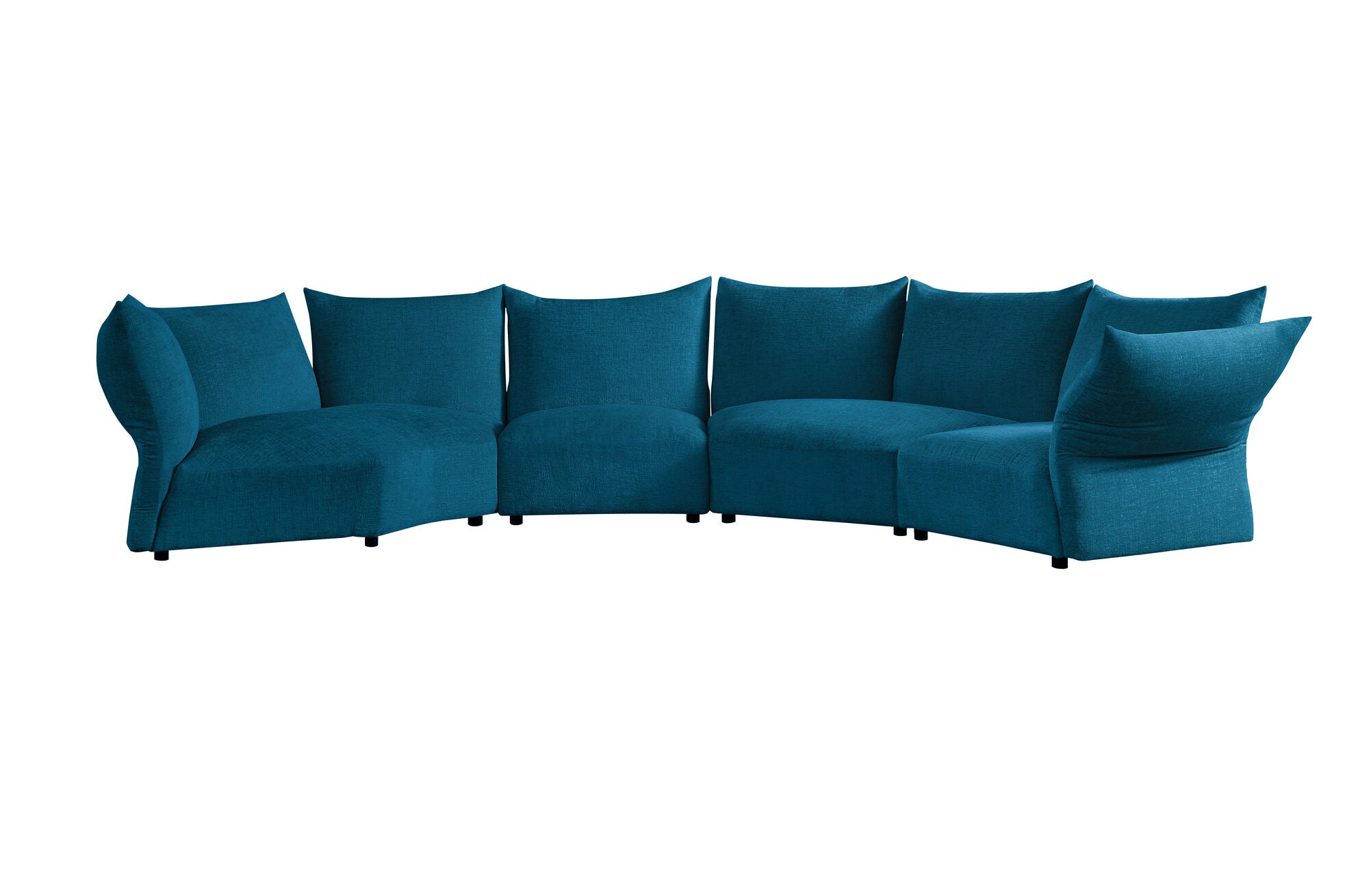 Dumonde félkör alakú kanapé kényelmes HR habszivacs ülőrésszel, Vogue 460x131 cm