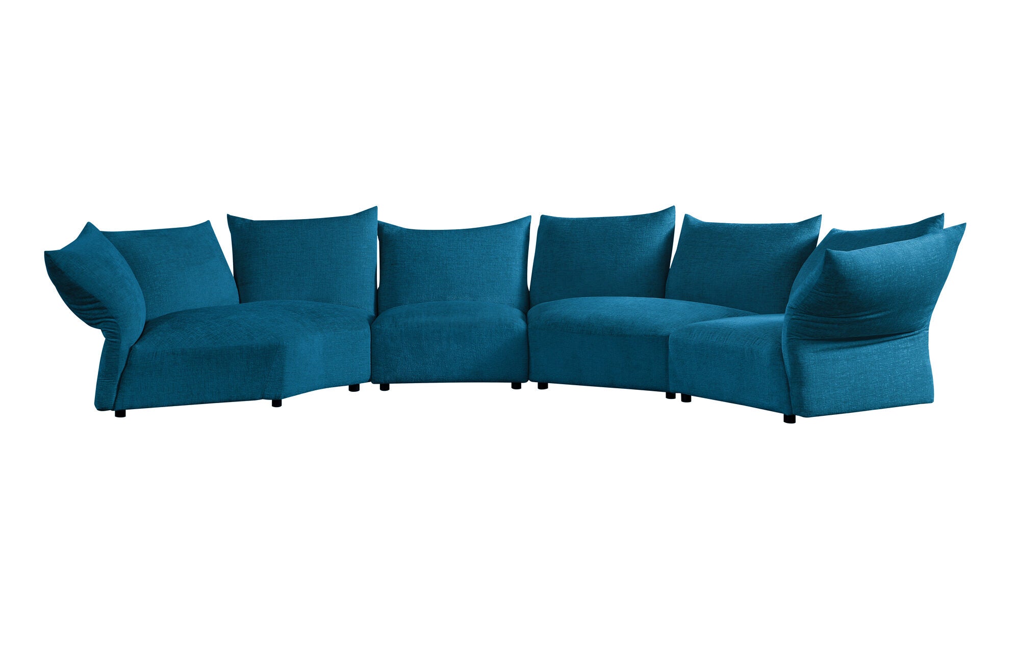 Dumonde félkör alakú kanapé kényelmes HR habszivacs ülőrésszel, Vogue 460x131 cm