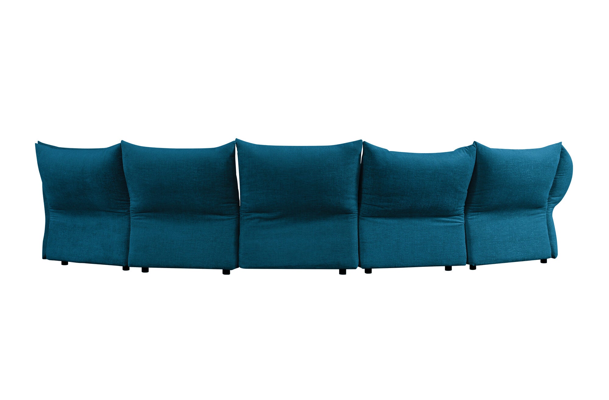 Dumonde félkör alakú kanapé kényelmes HR habszivacs ülőrésszel, Vogue 460x131 cm