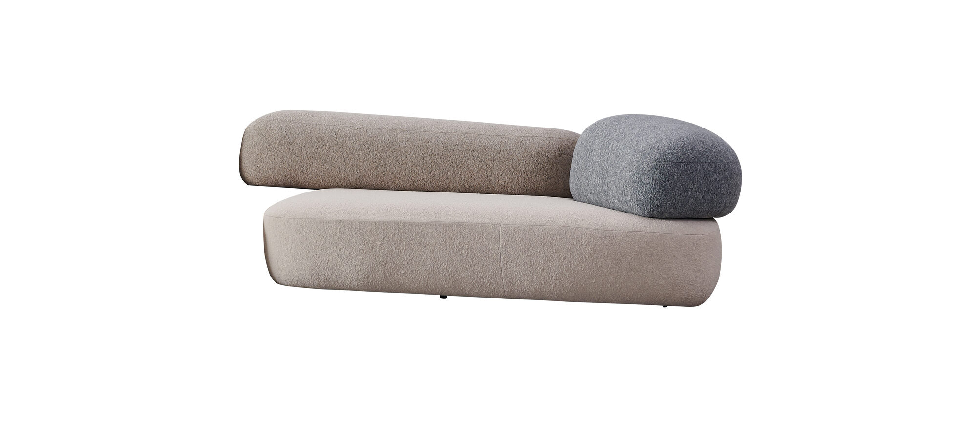 Dumonde félkör alakú kanapé kényelmes HR Ambra hab ülőfelülettel 390x150 cm