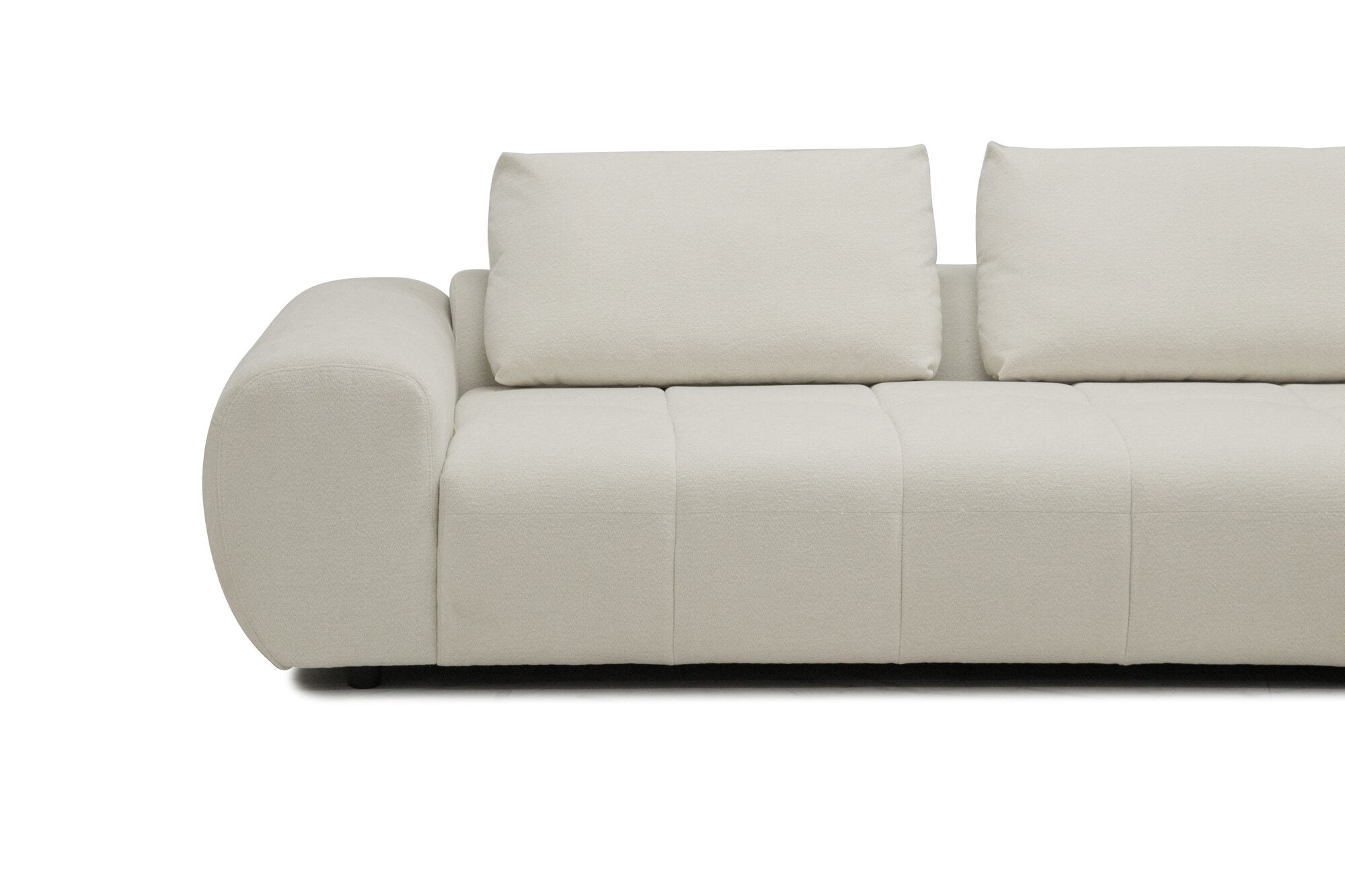 Allure 325x107 cm-es kinyitható sarokkanapé kényelmes, nagy sűrűségű hab ülőfelülettel