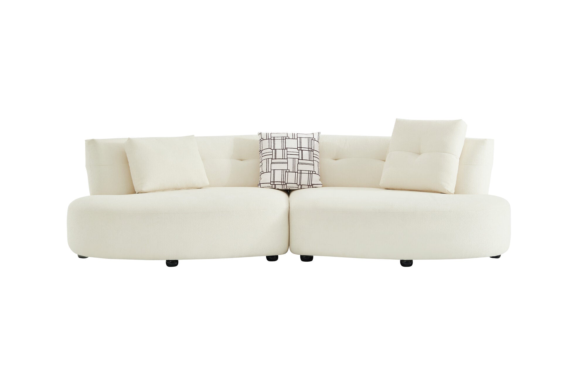 Démonde félköríves kanapé HR habból készült kényelmes ülőfelülettel, Vineto 280x140 cm