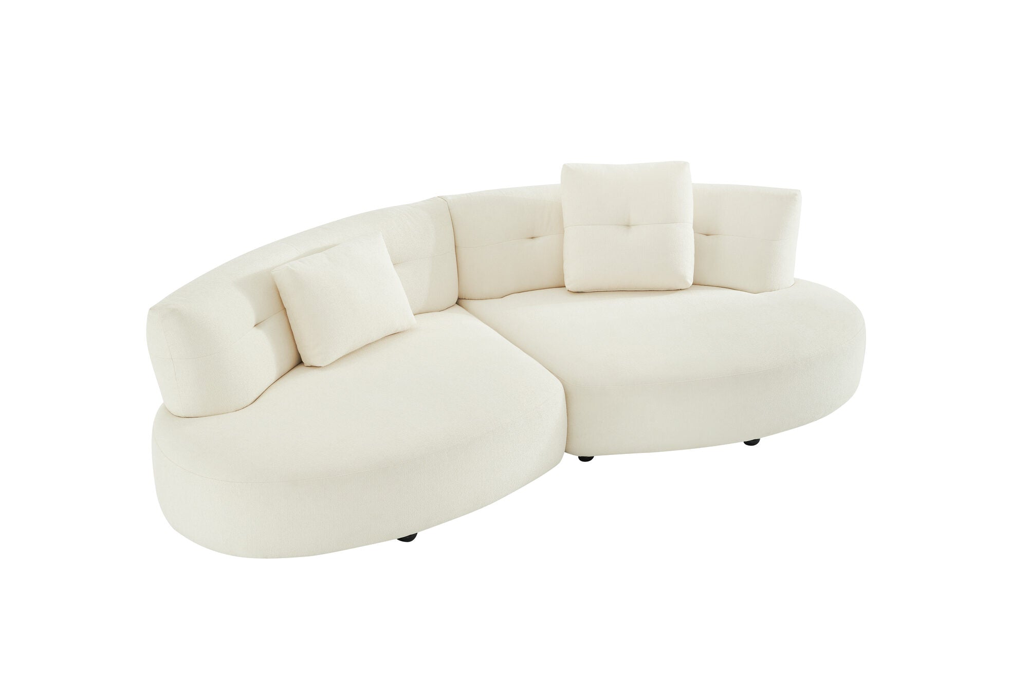 Démonde félköríves kanapé HR habból készült kényelmes ülőfelülettel, Vineto 280x140 cm