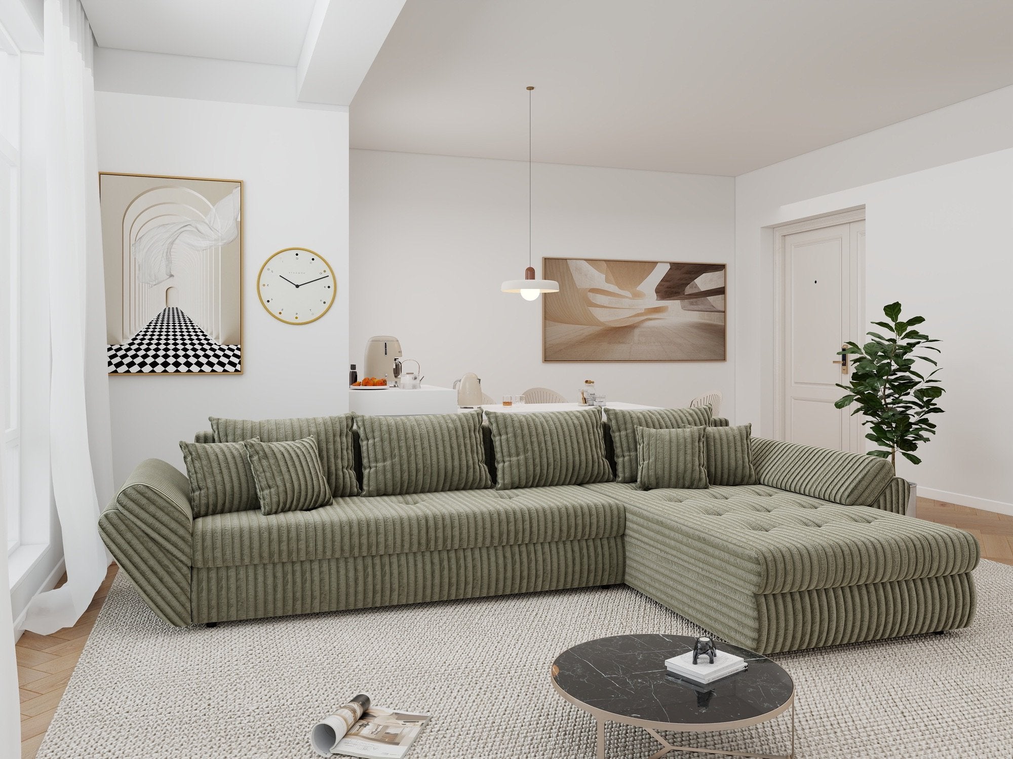 Loana XL Tilia Verde Olive II