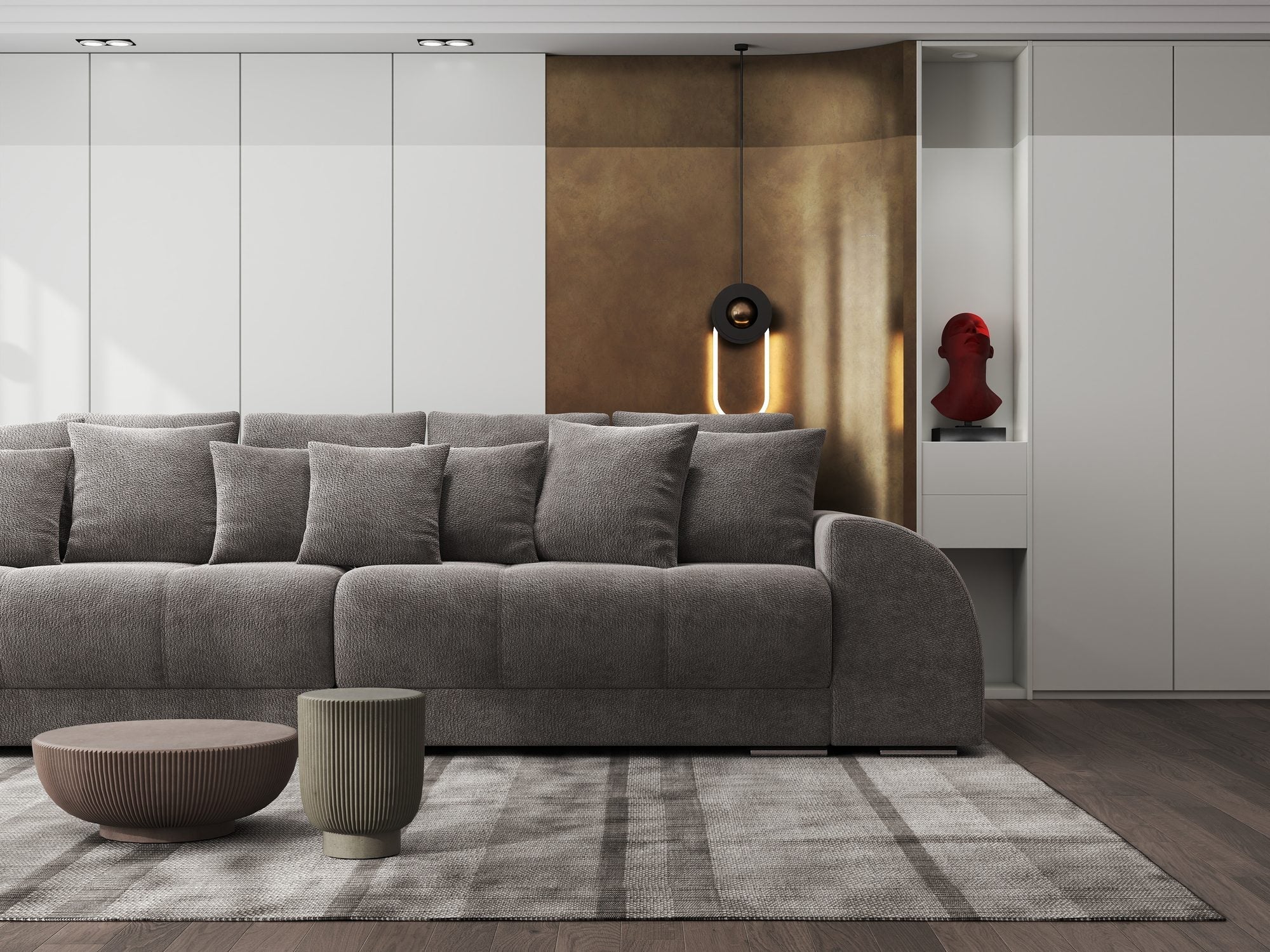 Canapea extensibilă dumonde cu 2 lăzi de depozitare si sezut confortabil din spuma high-density, Verona Vibe Maro 21 310x100 cm