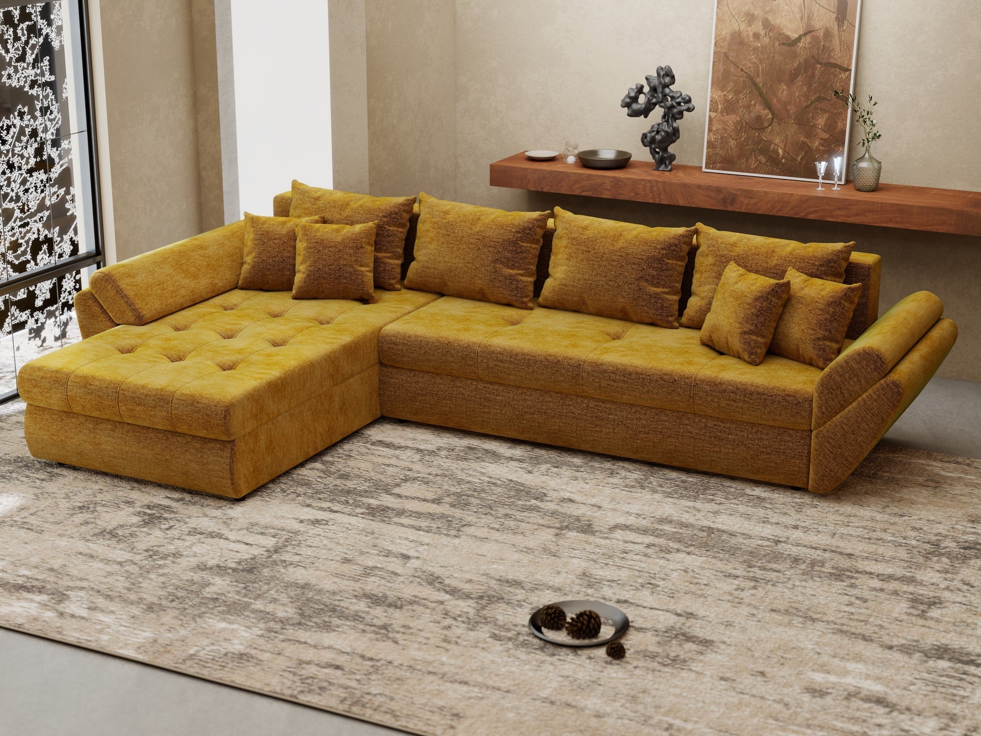 Loana XL Monolith Mustar