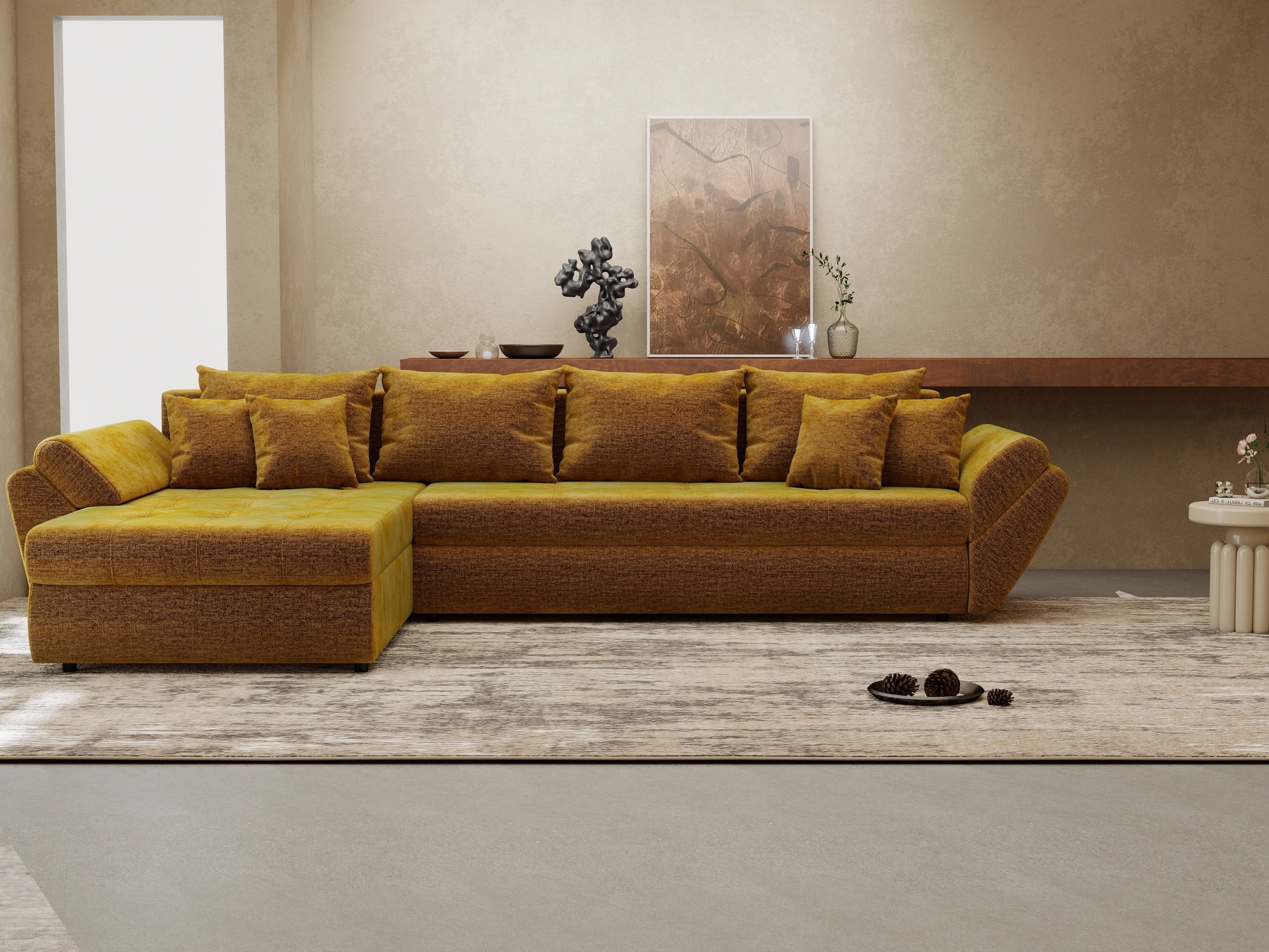 Loana XL Monolith Mustar