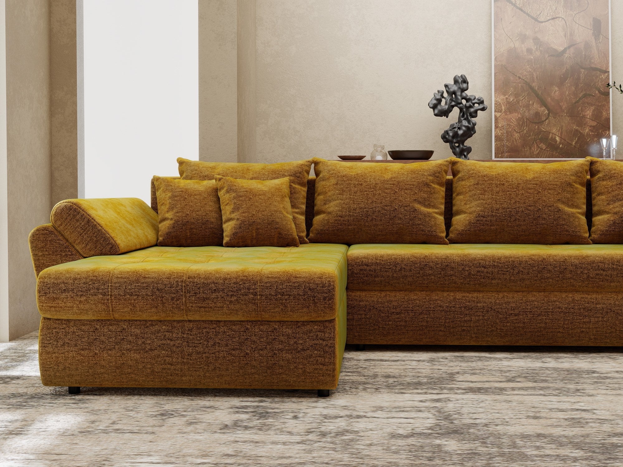 Loana XL Monolith Mustar