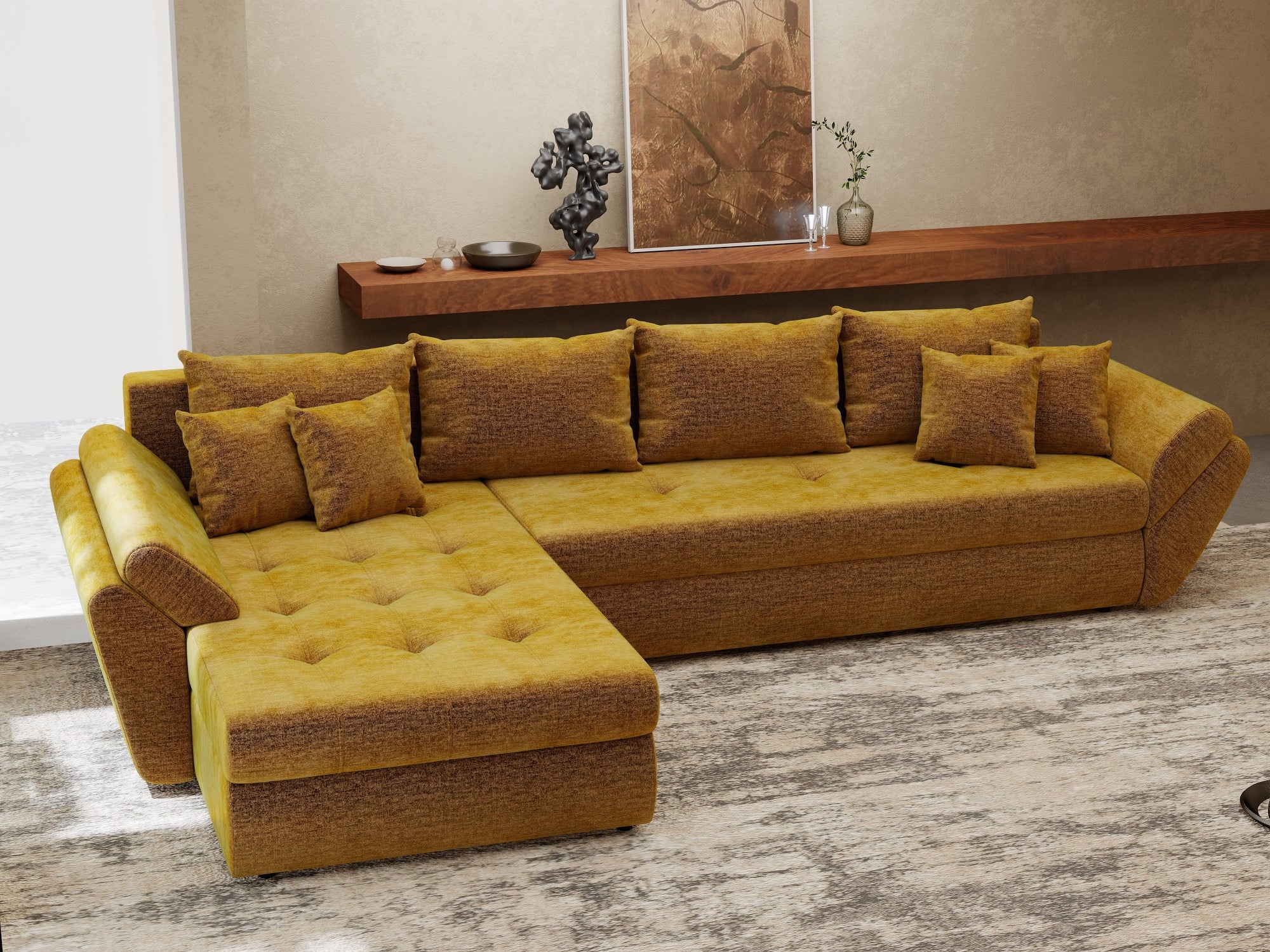 Loana XL Monolith Mustar