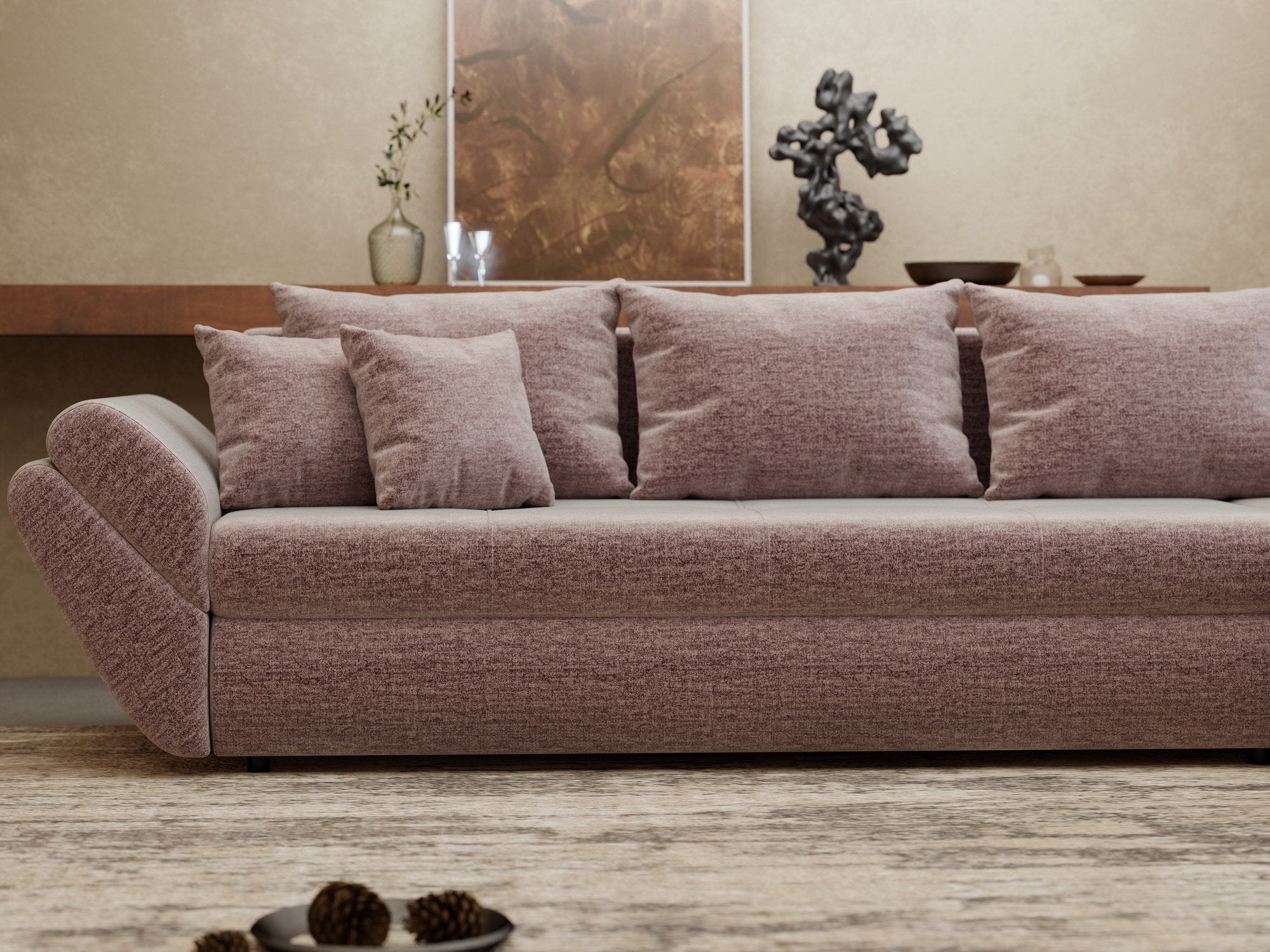 Loana XL Monolith Roz Pudrat II