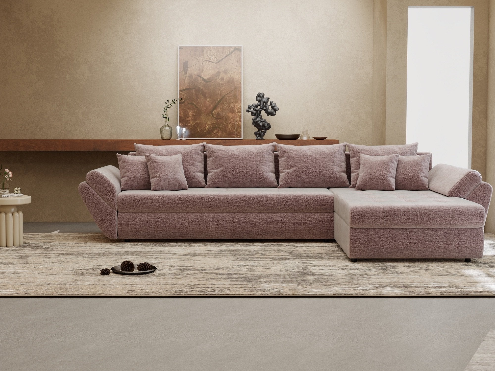 Loana XL Monolith Roz Pudrat II