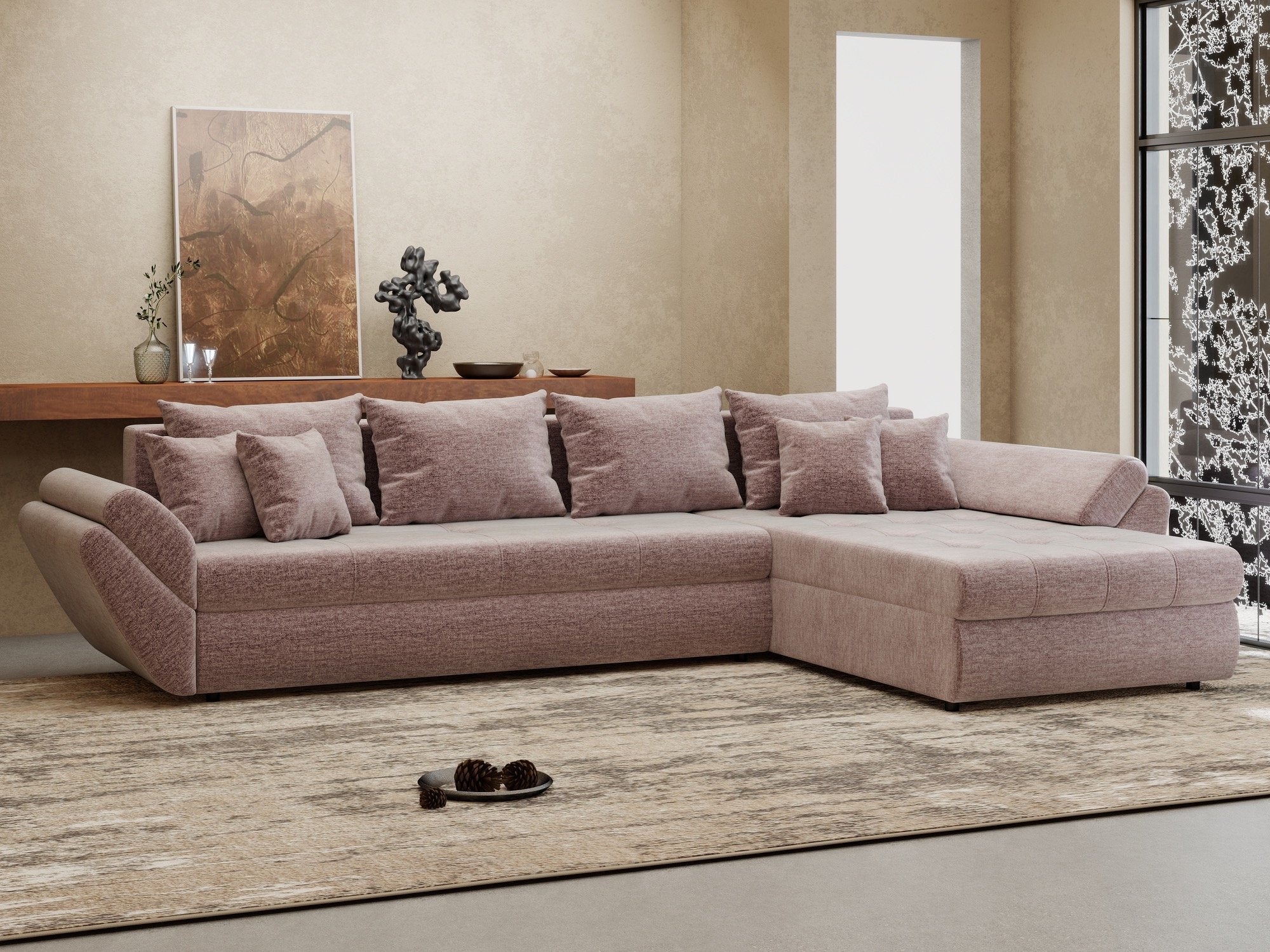 Loana XL Monolith Roz Pudrat II