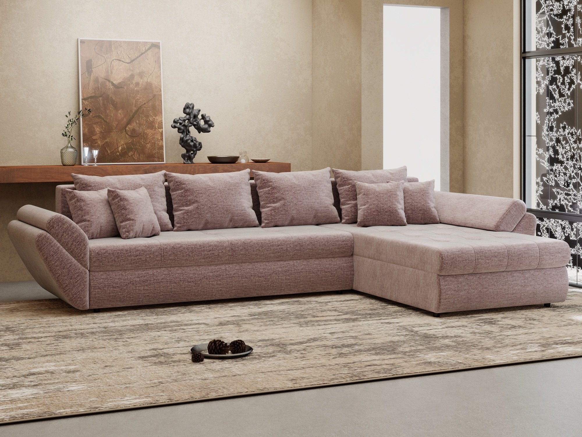 Loana XL Monolith Roz Pudrat II