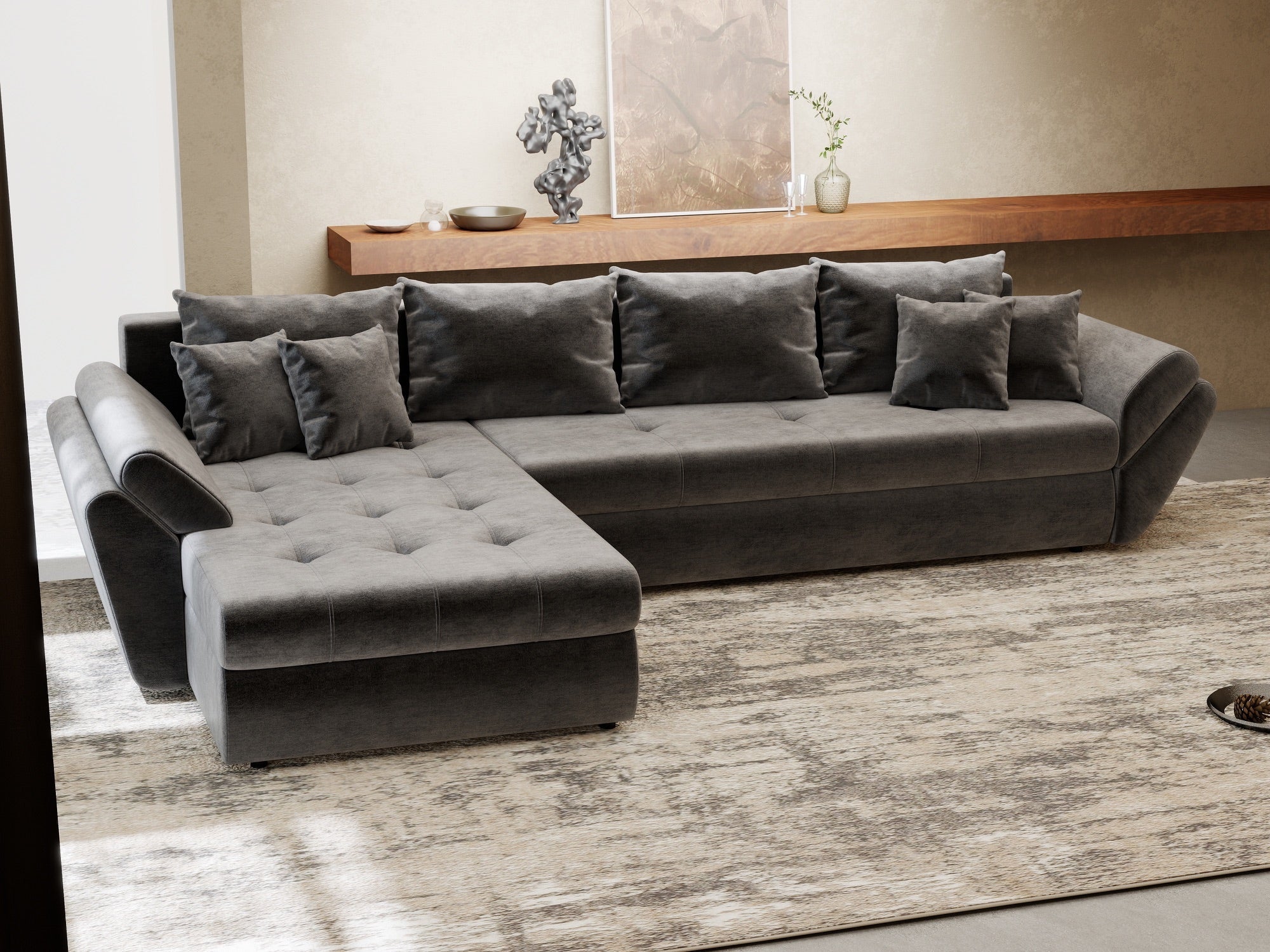 Loana XL Monolith Gri Antracit