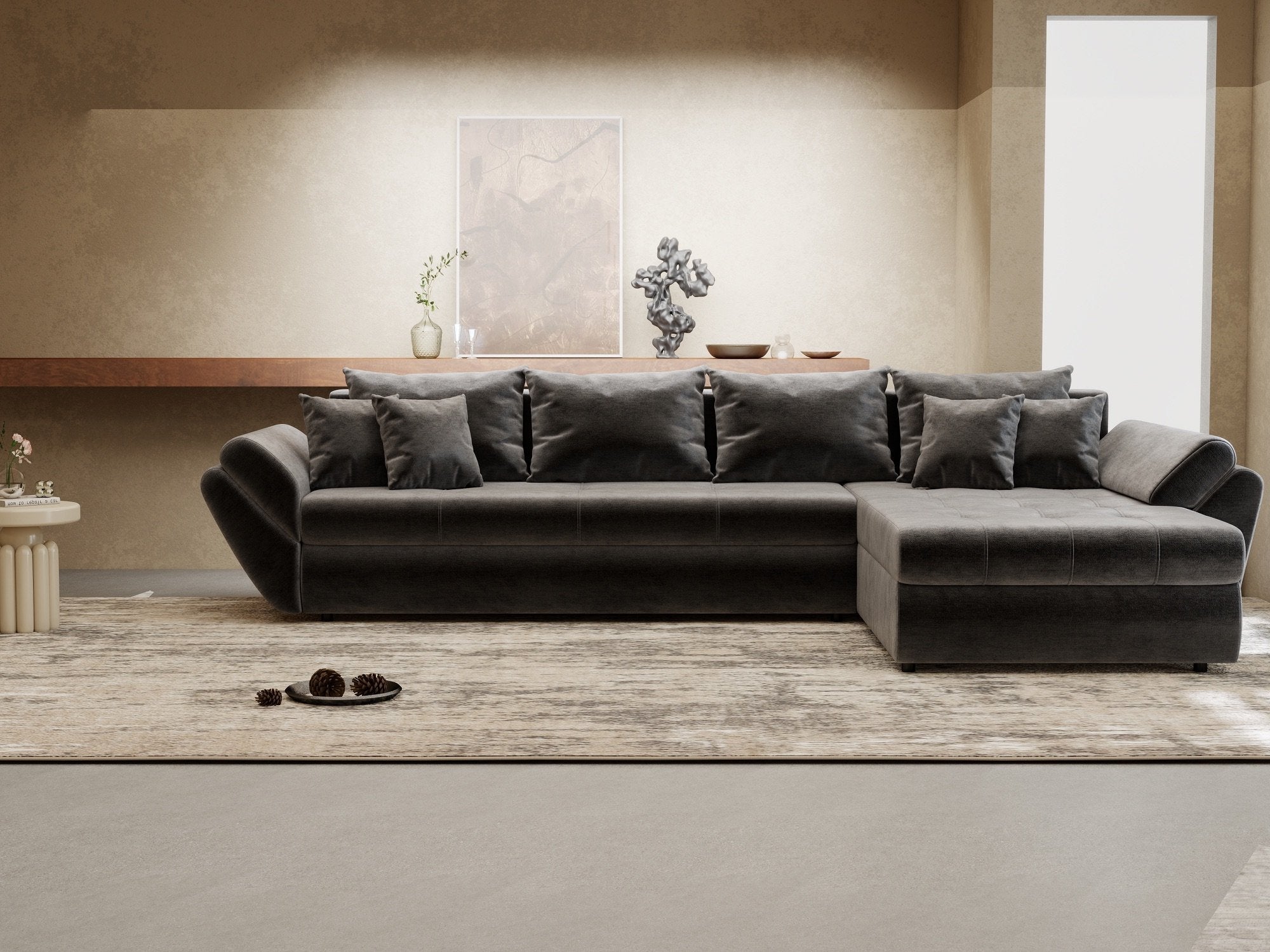 Loana XL Monolith Gri Antracit II