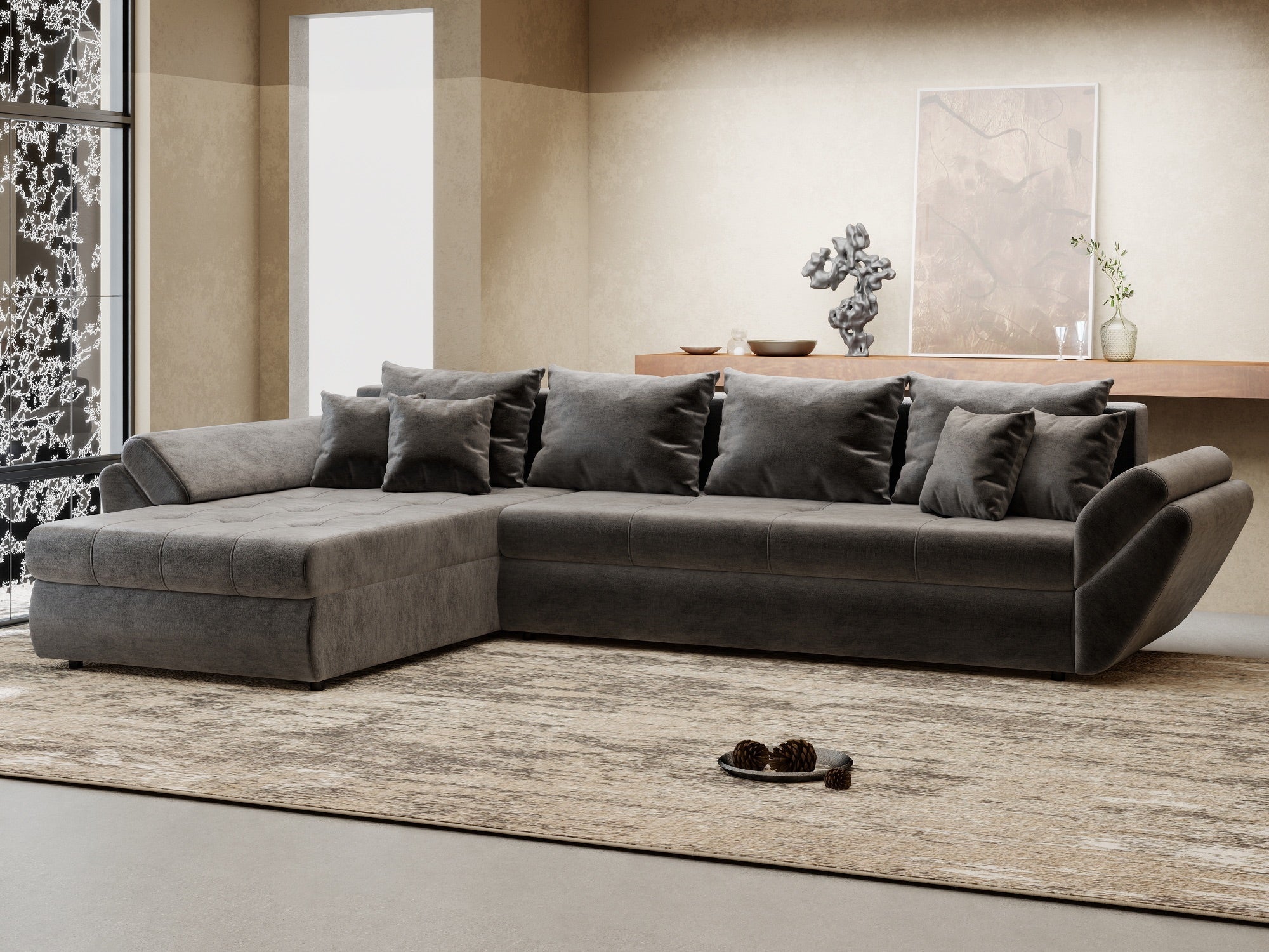 Loana XL Monolith Gri Antracit