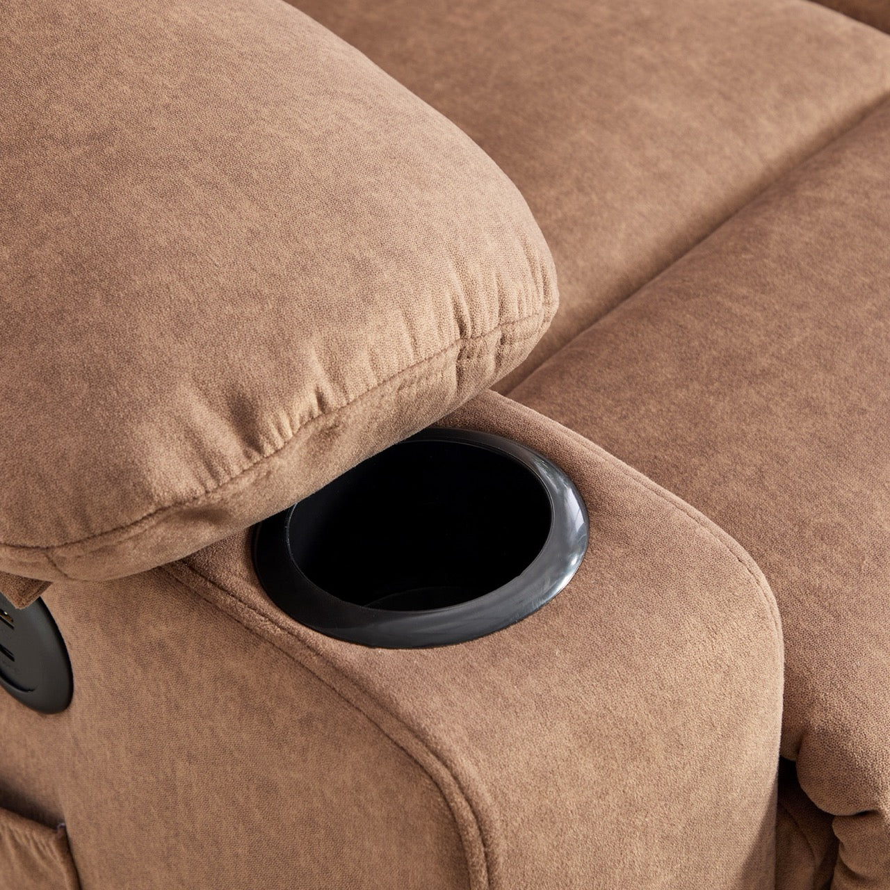 Kétmotoros felállást segítő fotel USB és Type-C töltővel, 8 pontos masszázs és fűtés funkcióval, Calvera