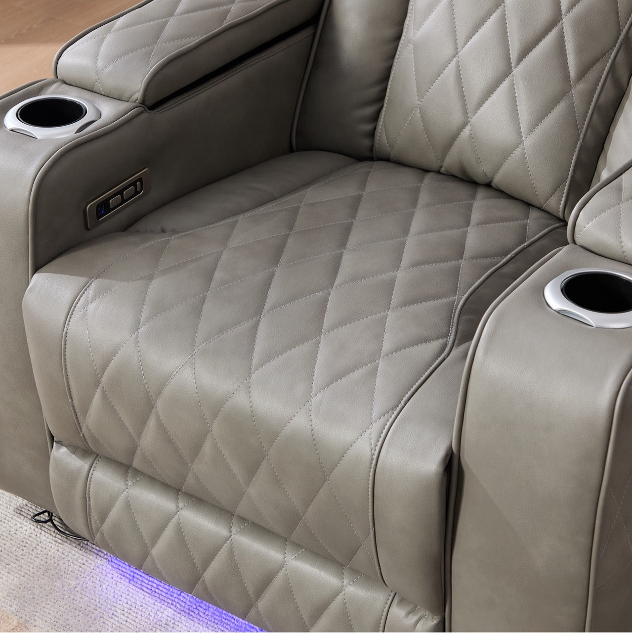 Dumonde 3+2+1 kanapé szett, elektromos relax funkció, vezeték nélküli töltés, USB-C, fűtött pohártartó, LED világítás, Selvar