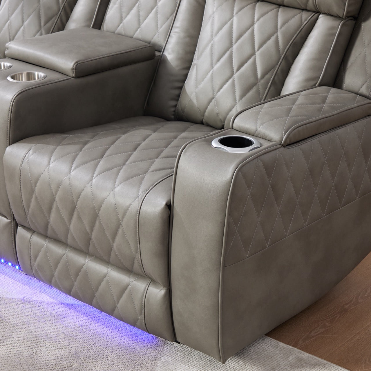 Dumonde 3+2+1 kanapé szett, elektromos relax funkció, vezeték nélküli töltés, USB-C, fűtött pohártartó, LED világítás, Selvar