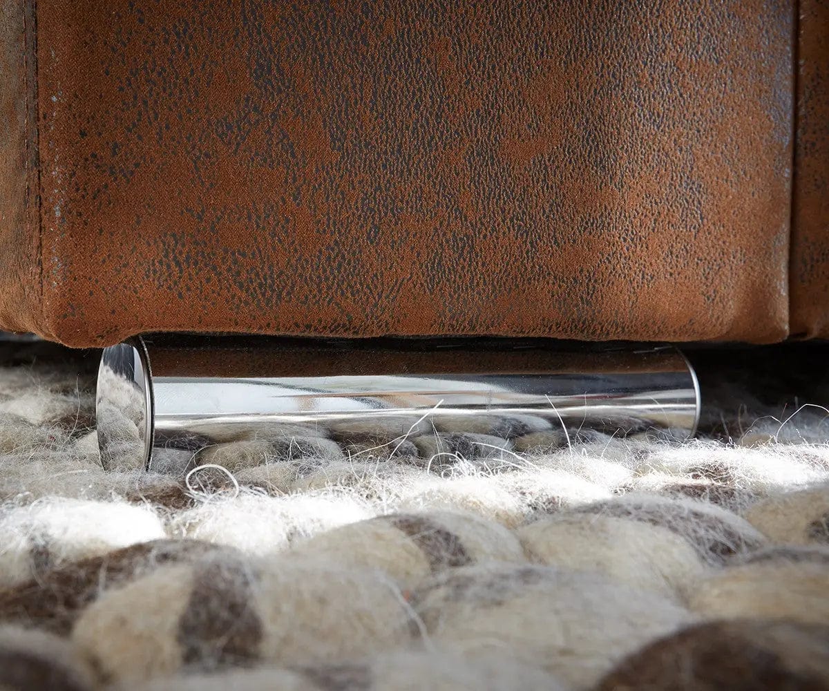 Dumonde kihúzható kanapé tároló rekesszel és kényelmes, nagy sűrűségű habszivacsból készült ülőfelülettel, Marbela Madagaskar barna XXL 295x100 cm