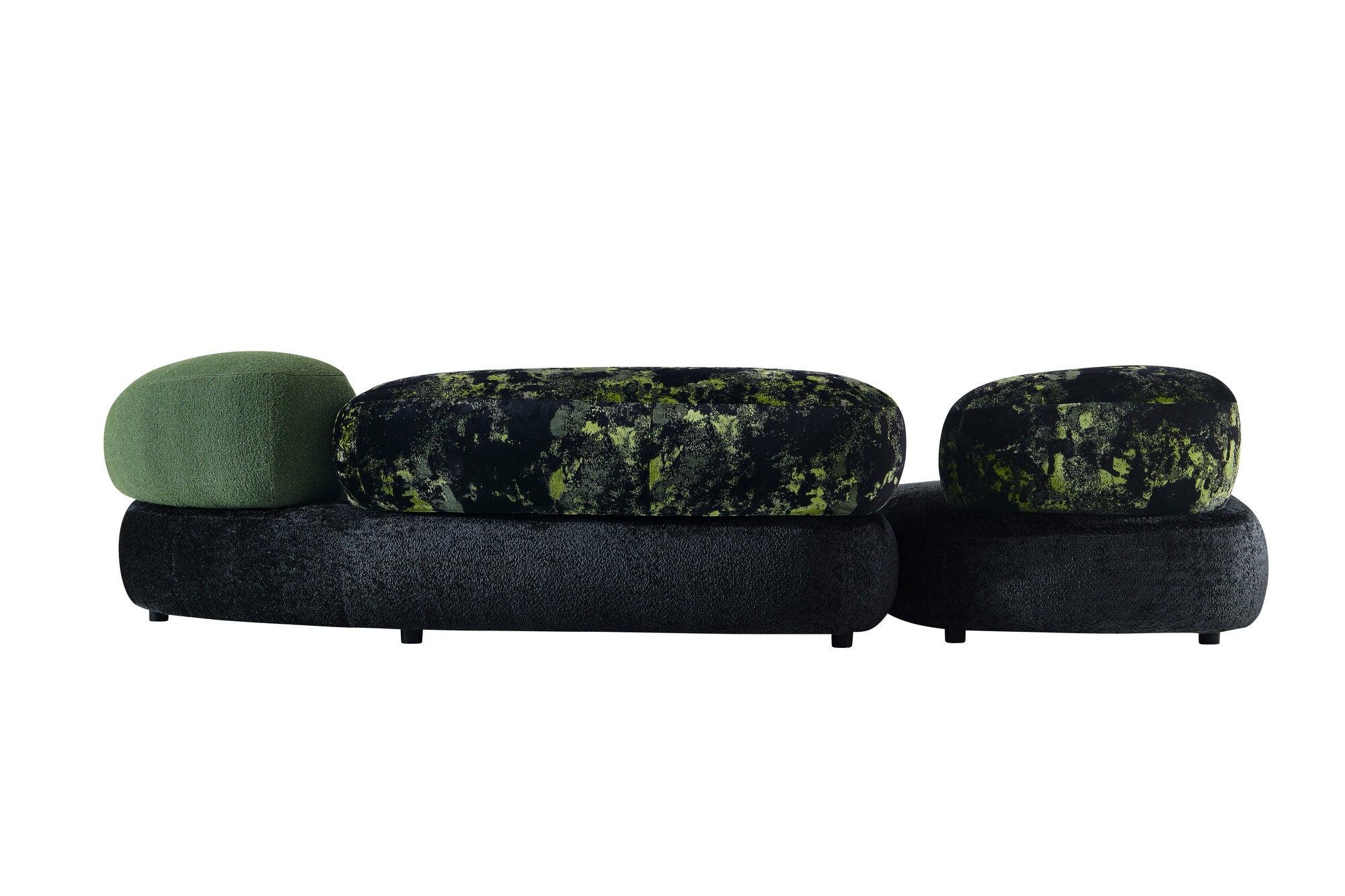 Dumonde kanapé szett + 2 fotel, kényelmes, nagy sűrűségű hab ülőfelülettel, Serene 220x134 cm