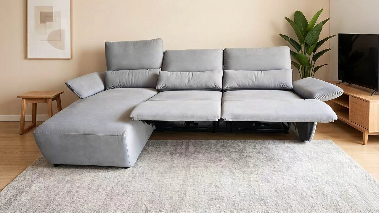 Colțar cu reclinere electrice dumonde Madrid 270x170 cm